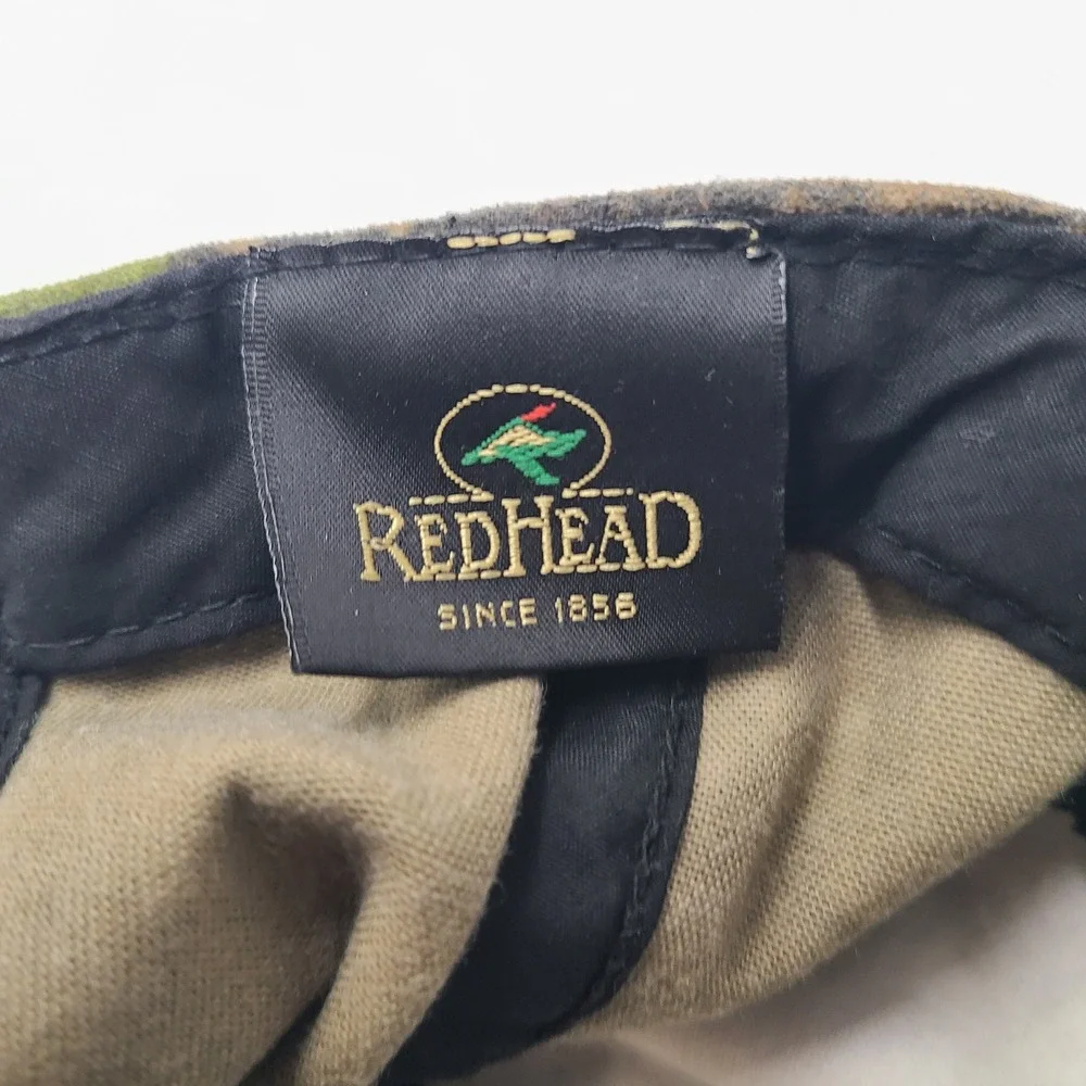 Youth RedHead Hat Snapback Brown Green Camo Hunting Fishing Outdoors Logo Casual